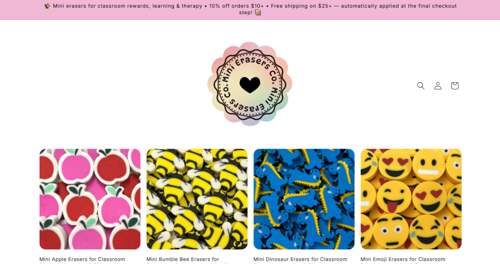 Where to buy mini erasers? Mini Erasers Co. Store