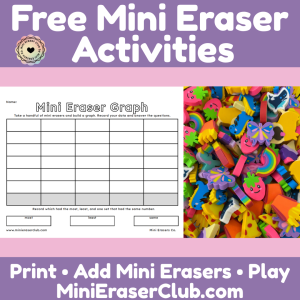 Free Mini Eraser Graphing Activity by Mini Erasers Co.